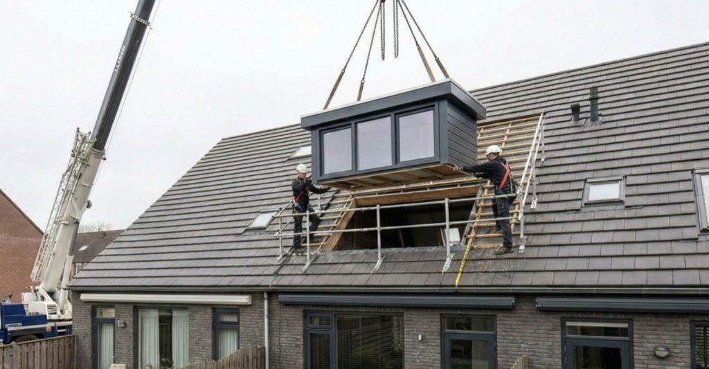 Dakkapel in Groningen - Prefab dakkapel